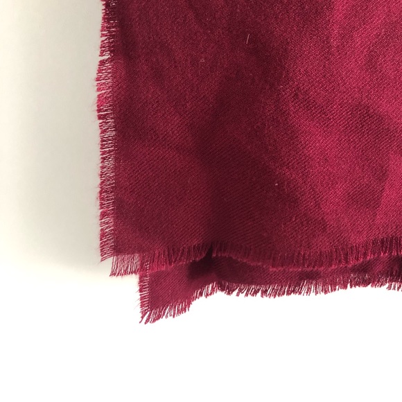 Maroon Zara Blanket Scarf - Picture 2 of 4